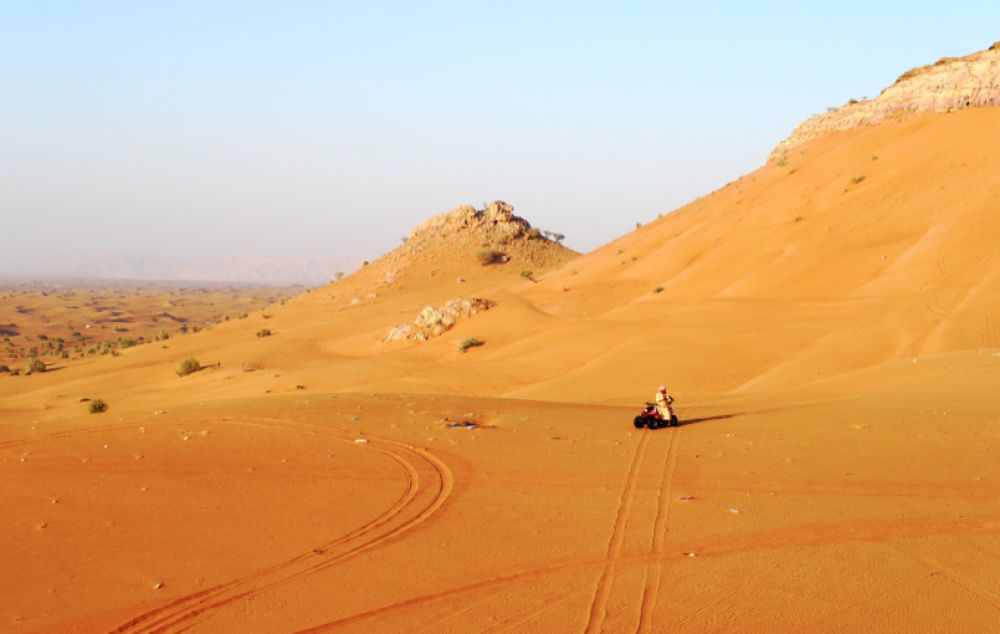 excursion désert Dubaï en famille avec enfants